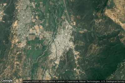 Vue aérienne de San Antonio del Tachira