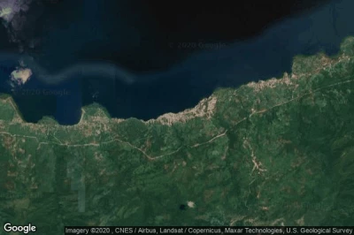 Vue aérienne de San Antonio del Golfo