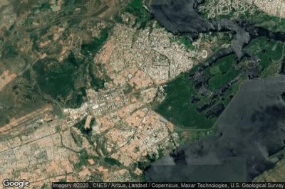 Vue aérienne de Puerto Ordaz