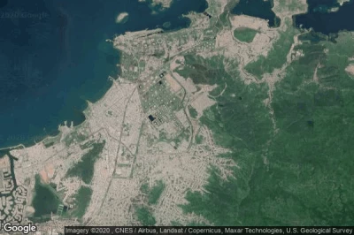Vue aérienne de Puerto La Cruz