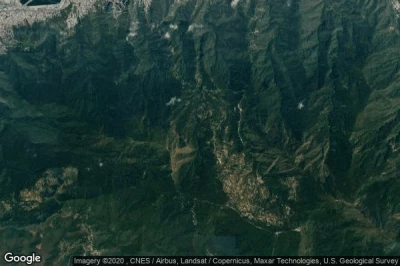 Vue aérienne de El Infiernito