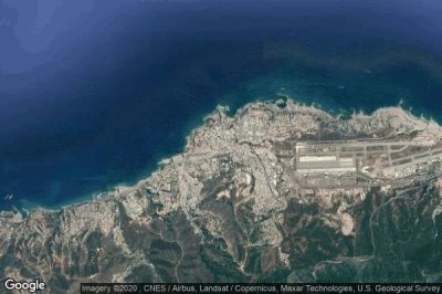 Vue aérienne de Catia La Mar
