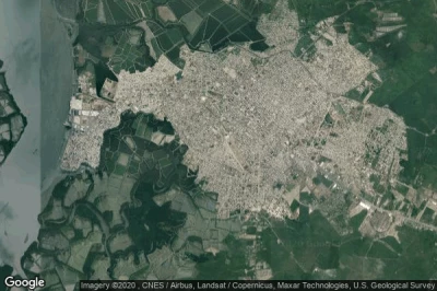 Vue aérienne de Machala
