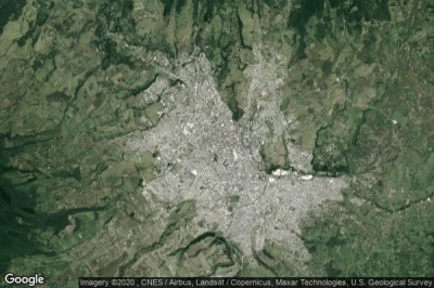 Vue aérienne de Pasto