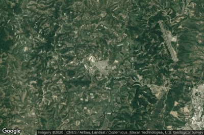 Vue aérienne de Lebrija