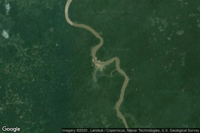 Vue aérienne de Iscuande