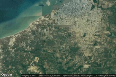 Vue aérienne de Cuatro Bocas