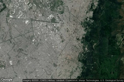 Vue aérienne de Bogota