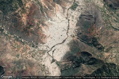 Vue aérienne de Huanuco
