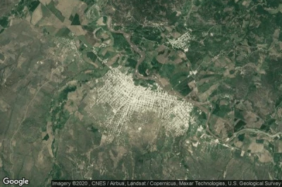 Vue aérienne de Bagua Grande