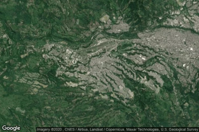 Vue aérienne de Cuba