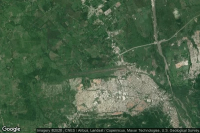 Vue aérienne de Cano Negro