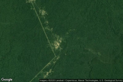 Vue aérienne de Kilómetro Sesenta y Siete