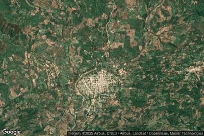 Vue aérienne de San Luis Acatlan