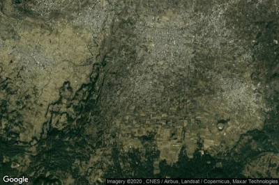 Vue aérienne de San Lorenzo Tlacoyucan