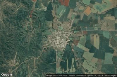 Vue aérienne de San Jose de la Dormida