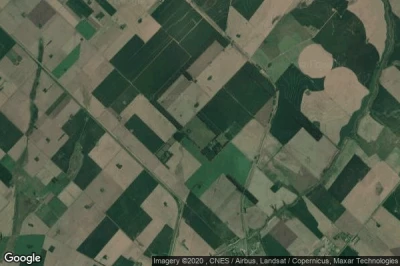 Vue aérienne de Partido de Salto