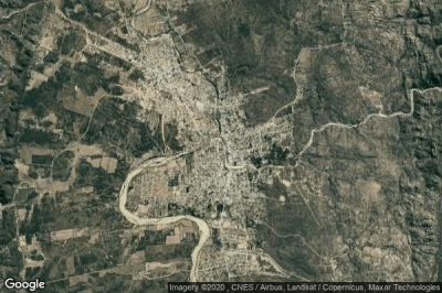 Vue aérienne de Mina Clavero