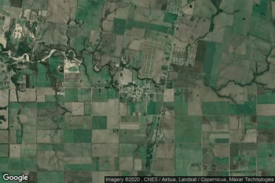 Vue aérienne de Aldea Brasilera