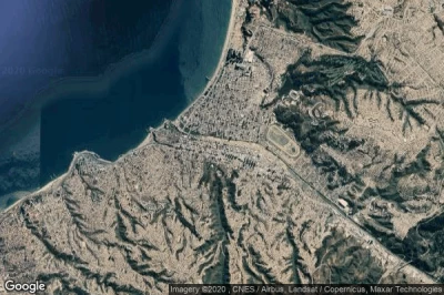 Vue aérienne de Vina del Mar