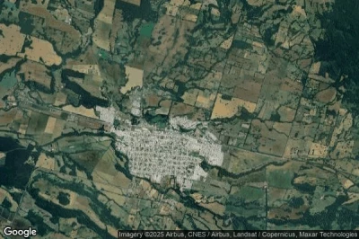 Vue aérienne de Curacautín