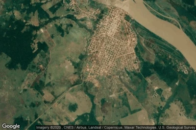Vue aérienne de Guayaramerin