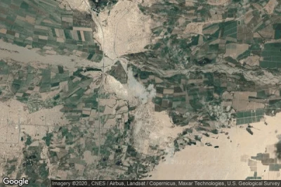 Vue aérienne de Villa Tupac Amaru