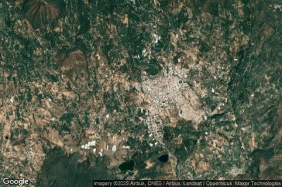 Vue aérienne de Tacambaro de Codallos
