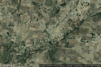 Vue aérienne de Pegueros