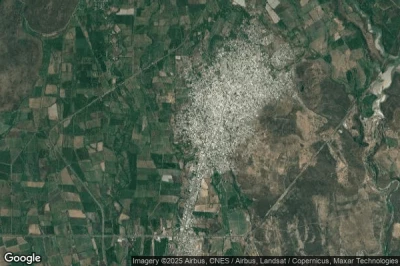 Vue aérienne de Nueva Italia de Ruiz