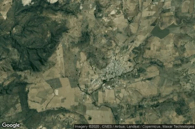 Vue aérienne de Ixtlahuacan del Rio