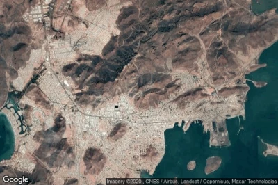 Vue aérienne de Guaymas