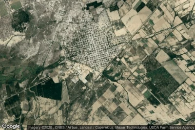 Vue aérienne de Allende
