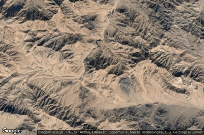 Vue aérienne de Khavāş Kūh