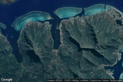 Vue aérienne de Paopao