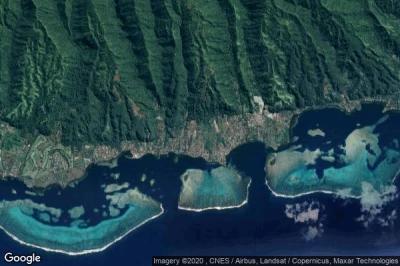 Vue aérienne de Otutara