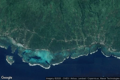 Vue aérienne de Matavai