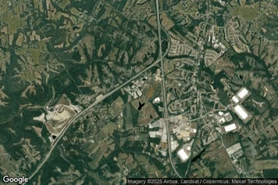 Vue aérienne de Boone County