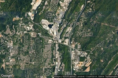 Vue aérienne de Pelham