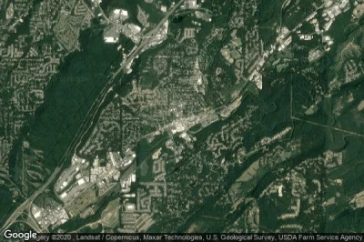 Vue aérienne de Trussville