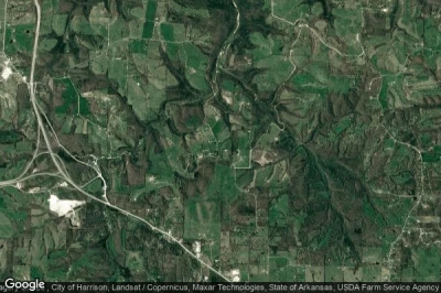 Vue aérienne de Boone County