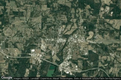 Vue aérienne de Clarksville