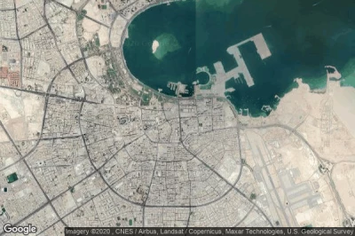 Vue aérienne de Al Jasrah