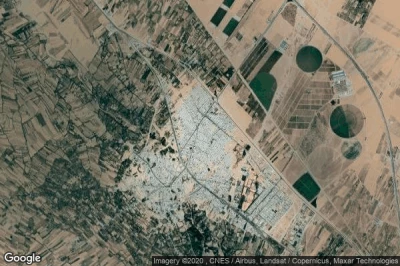 Vue aérienne de Khorram Darreh