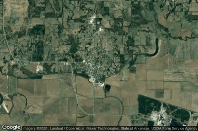 Vue aérienne de Newark