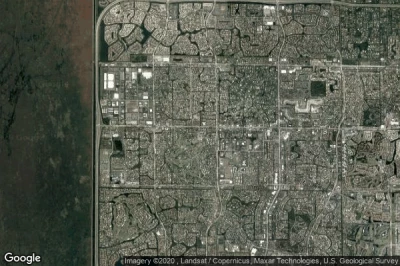 Vue aérienne de Coral Springs