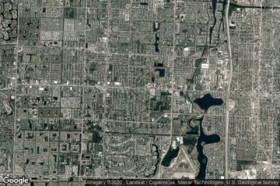 Vue aérienne de Lake Worth Corridor