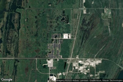 Vue aérienne de Merritt Island
