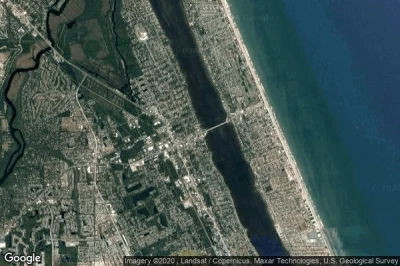 Vue aérienne de Ormond Beach