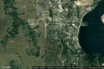 Vue aérienne de Placid Lakes